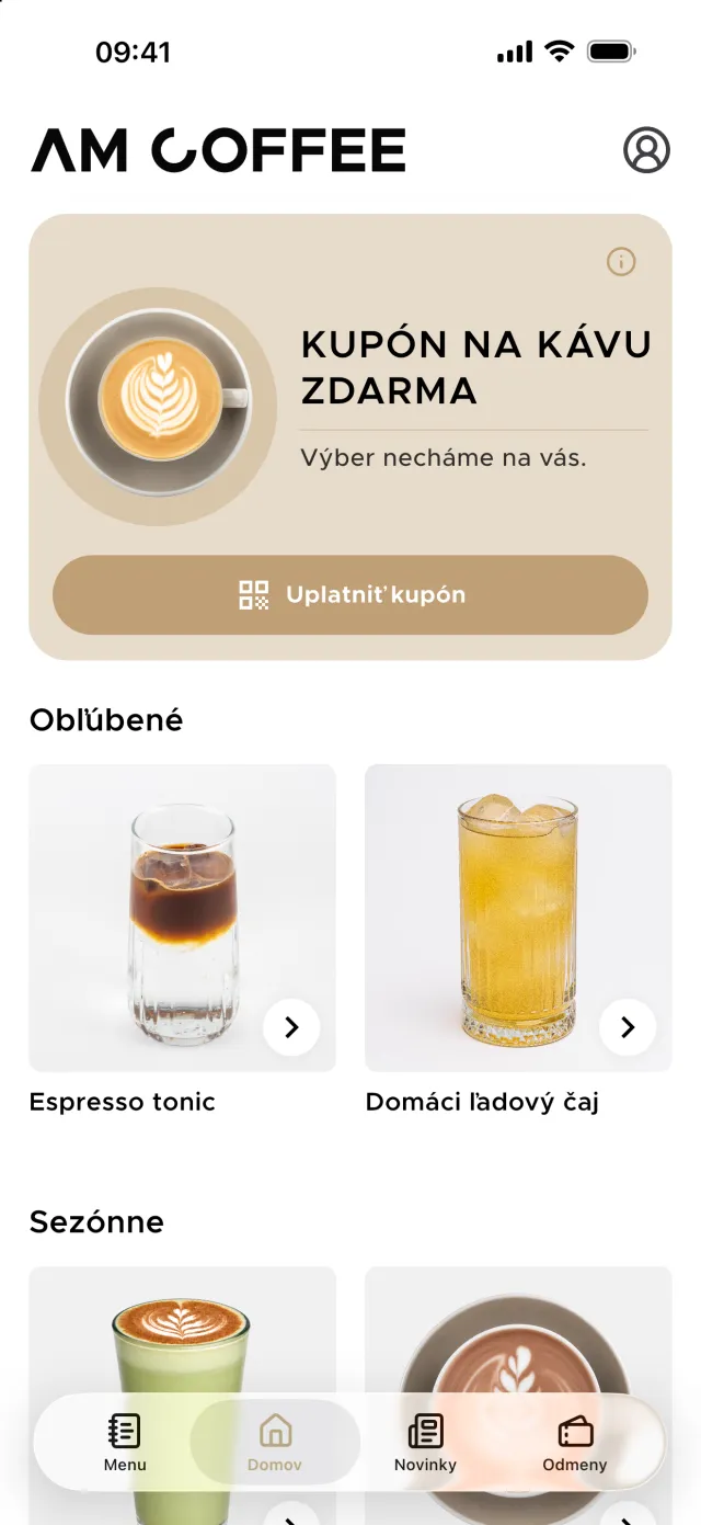AM Coffee 2.0 – screen 2