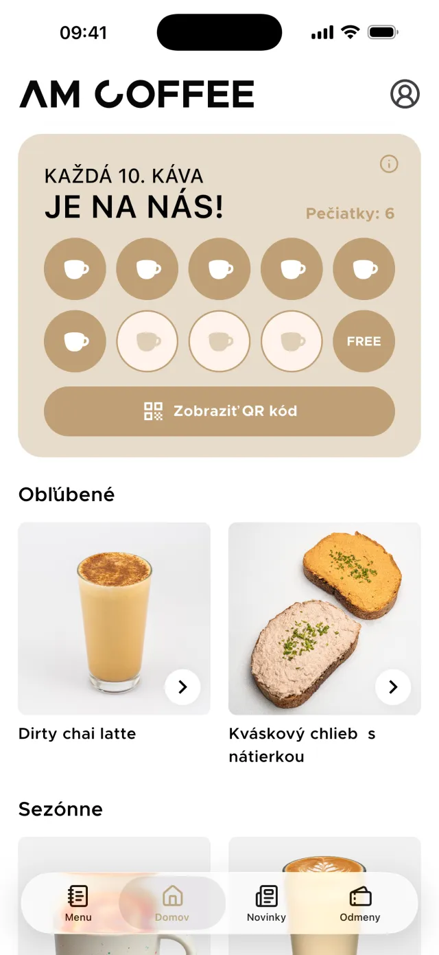 AM Coffee 2.0 – screen 2